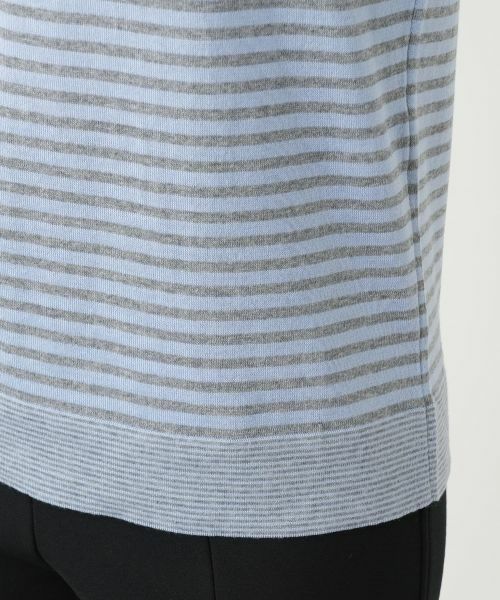 Leilian / レリアン ニット・セーター | 切替ボーダーハイネックカットソー | 詳細16