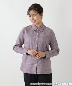 Leilian / レリアン シャツ・ブラウス | チェック柄ブラウス【Leilian WHITE LABEL】