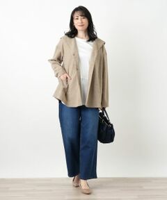 Leilian / レリアン カットソー | 異素材ミックスカットソーインナー【25年10月カタログ】