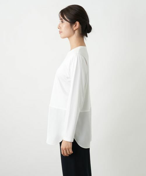 Leilian / レリアン カットソー | 異素材ミックスカットソーインナー【25年10月カタログ】 | 詳細10