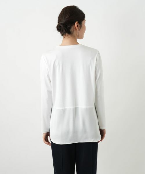 Leilian / レリアン カットソー | 異素材ミックスカットソーインナー【25年10月カタログ】 | 詳細11