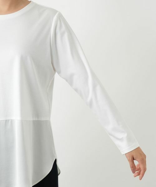 Leilian / レリアン カットソー | 異素材ミックスカットソーインナー【25年10月カタログ】 | 詳細14