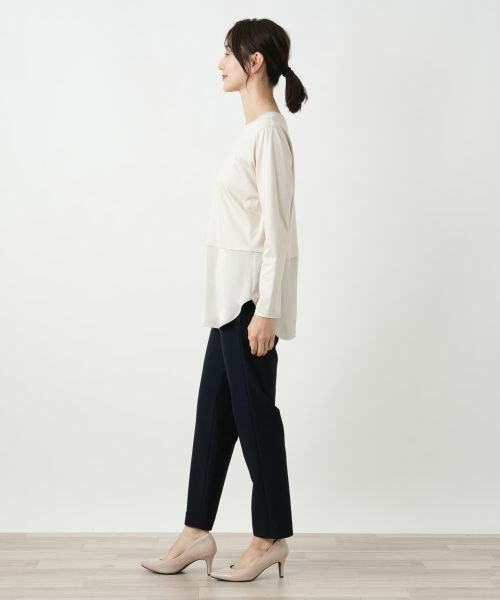 Leilian / レリアン カットソー | 異素材ミックスカットソーインナー【25年10月カタログ】 | 詳細18