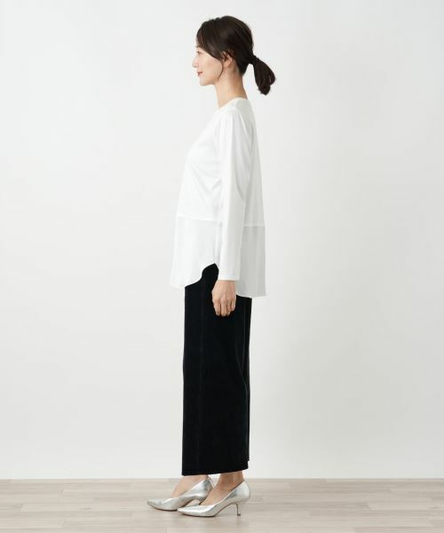 Leilian / レリアン カットソー | 異素材ミックスカットソーインナー【25年10月カタログ】 | 詳細22