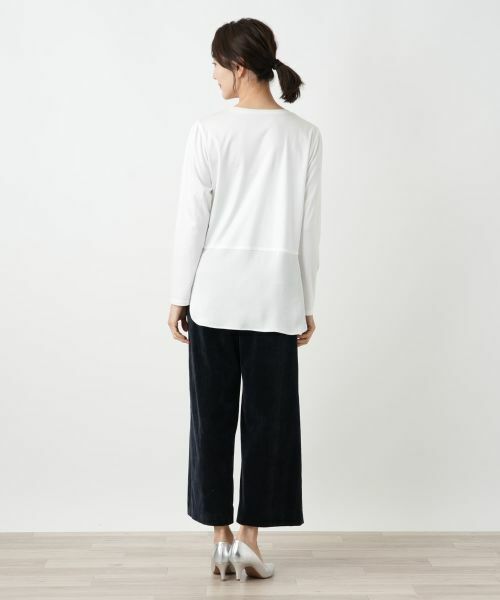 Leilian / レリアン カットソー | 異素材ミックスカットソーインナー【25年10月カタログ】 | 詳細23