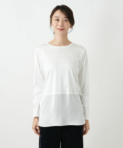 Leilian / レリアン カットソー | 異素材ミックスカットソーインナー【25年10月カタログ】 | 詳細24