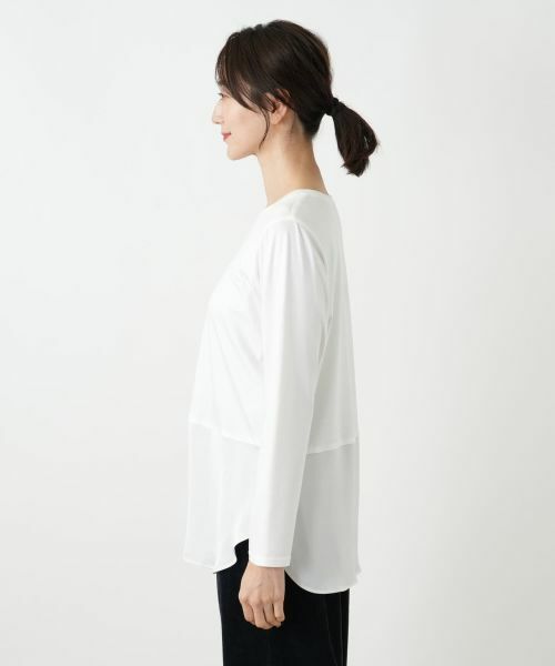 Leilian / レリアン カットソー | 異素材ミックスカットソーインナー【25年10月カタログ】 | 詳細25