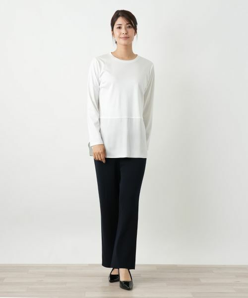 Leilian / レリアン カットソー | 異素材ミックスカットソーインナー【25年10月カタログ】 | 詳細6