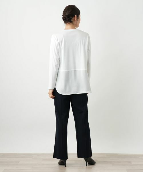 Leilian / レリアン カットソー | 異素材ミックスカットソーインナー【25年10月カタログ】 | 詳細8