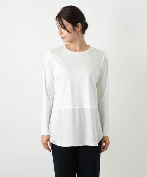 Leilian / レリアン カットソー | 異素材ミックスカットソーインナー【25年10月カタログ】 | 詳細9