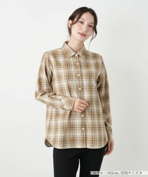 Leilian / レリアン シャツ・ブラウス | リバーシブルチェックブラウス | 詳細10