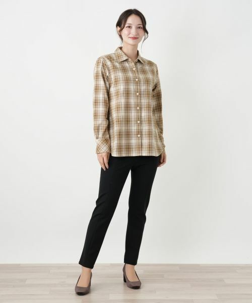 Leilian / レリアン シャツ・ブラウス | リバーシブルチェックブラウス | 詳細11