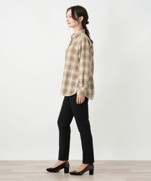 Leilian / レリアン シャツ・ブラウス | リバーシブルチェックブラウス | 詳細12