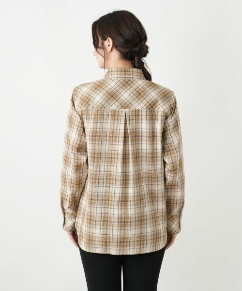 Leilian / レリアン シャツ・ブラウス | リバーシブルチェックブラウス | 詳細17