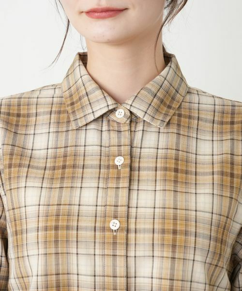 Leilian / レリアン シャツ・ブラウス | リバーシブルチェックブラウス | 詳細18