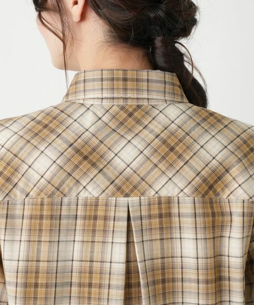 Leilian / レリアン シャツ・ブラウス | リバーシブルチェックブラウス | 詳細19