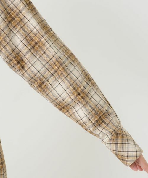 Leilian / レリアン シャツ・ブラウス | リバーシブルチェックブラウス | 詳細20