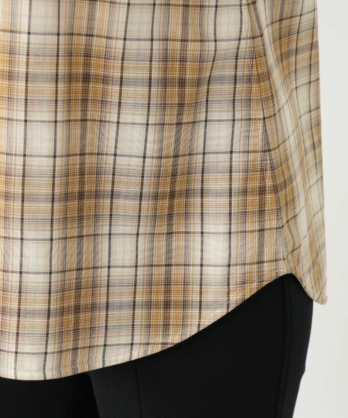 Leilian / レリアン シャツ・ブラウス | リバーシブルチェックブラウス | 詳細22