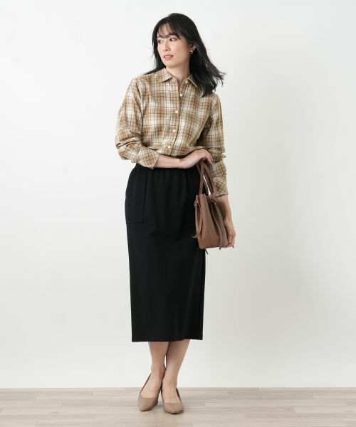 Leilian / レリアン シャツ・ブラウス | リバーシブルチェックブラウス | 詳細4