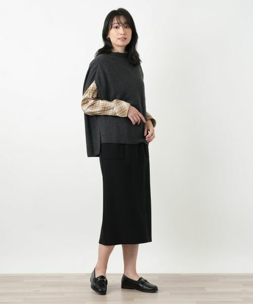 Leilian / レリアン シャツ・ブラウス | リバーシブルチェックブラウス | 詳細6