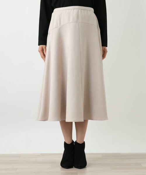 Leilian / レリアン ミニ・ひざ丈スカート | スエード調フレアスカート【25年10月カタログ】 | 詳細11