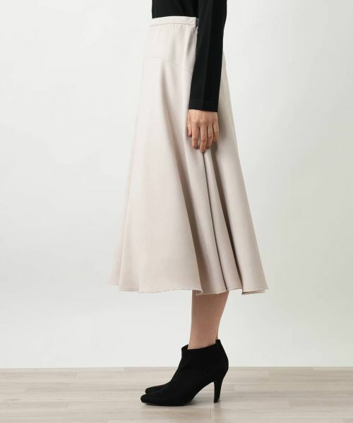 Leilian / レリアン ミニ・ひざ丈スカート | スエード調フレアスカート【25年10月カタログ】 | 詳細12