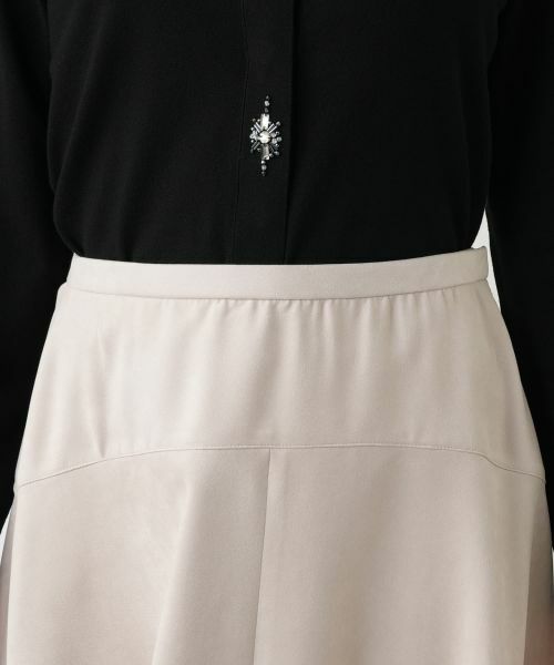 Leilian / レリアン ミニ・ひざ丈スカート | スエード調フレアスカート【25年10月カタログ】 | 詳細14