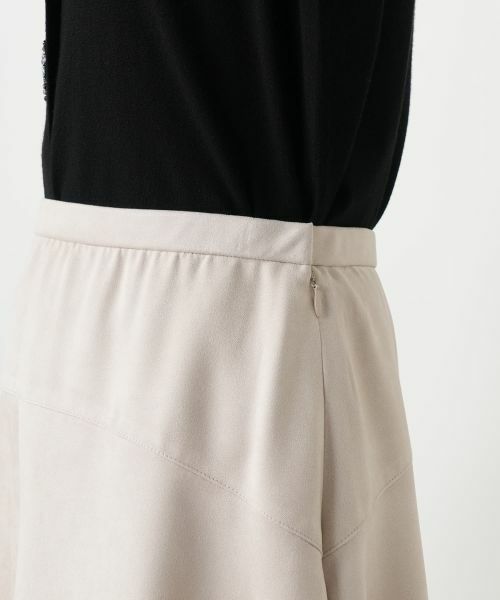 Leilian / レリアン ミニ・ひざ丈スカート | スエード調フレアスカート【25年10月カタログ】 | 詳細15