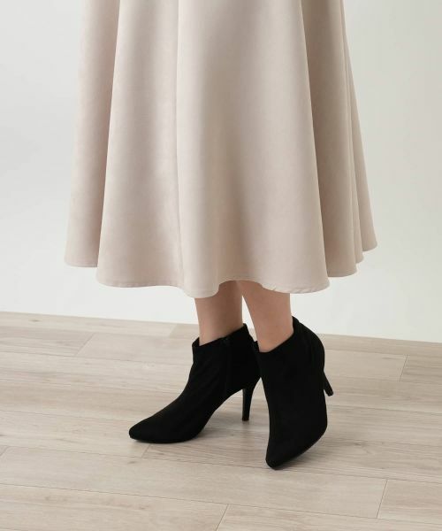 Leilian / レリアン ミニ・ひざ丈スカート | スエード調フレアスカート【25年10月カタログ】 | 詳細16