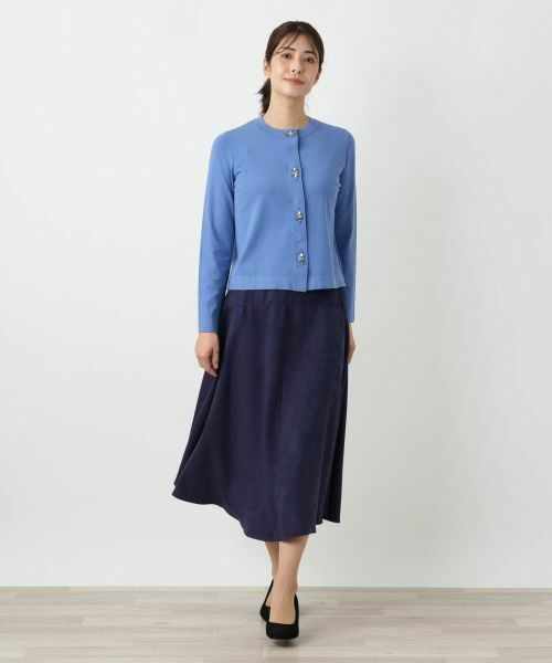 Leilian / レリアン ミニ・ひざ丈スカート | スエード調フレアスカート【25年10月カタログ】 | 詳細19