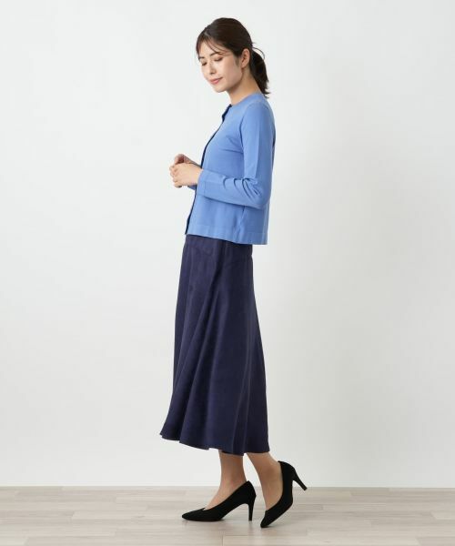 Leilian / レリアン ミニ・ひざ丈スカート | スエード調フレアスカート【25年10月カタログ】 | 詳細20