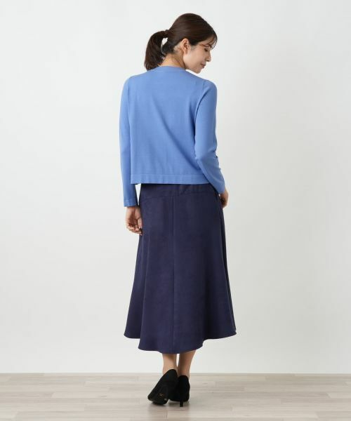 Leilian / レリアン ミニ・ひざ丈スカート | スエード調フレアスカート【25年10月カタログ】 | 詳細21