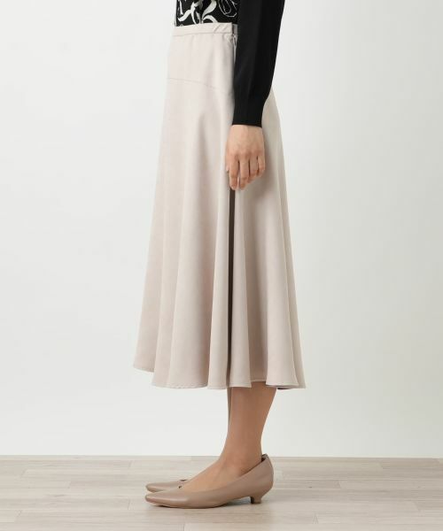 Leilian / レリアン ミニ・ひざ丈スカート | スエード調フレアスカート【25年10月カタログ】 | 詳細27