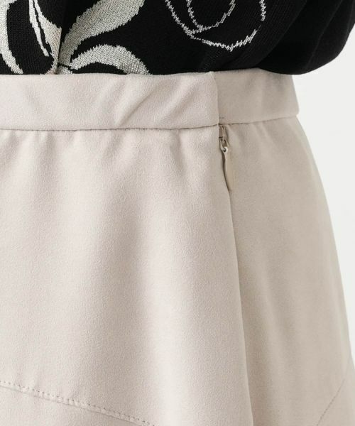 Leilian / レリアン ミニ・ひざ丈スカート | スエード調フレアスカート【25年10月カタログ】 | 詳細30