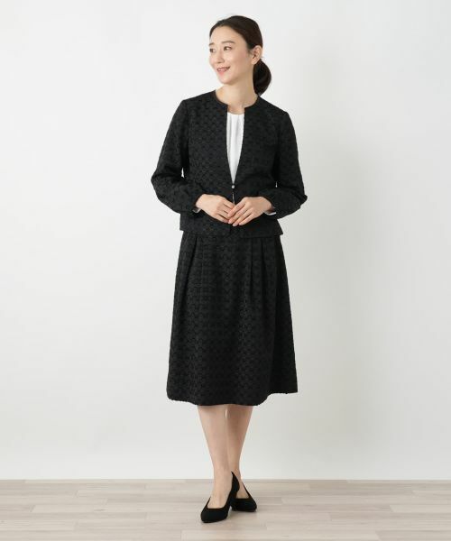 Leilian / レリアン セットアップ | ドット柄セットアップスーツ【セレモニー】 | 詳細1