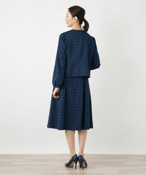 Leilian / レリアン セットアップ | ドット柄セットアップスーツ【セレモニー】 | 詳細6