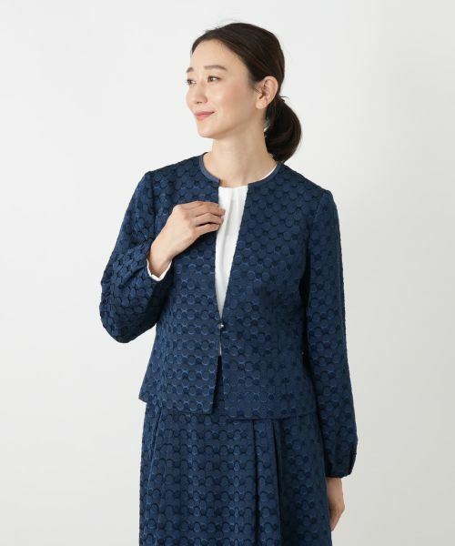 Leilian / レリアン セットアップ | ドット柄セットアップスーツ【セレモニー】 | 詳細7