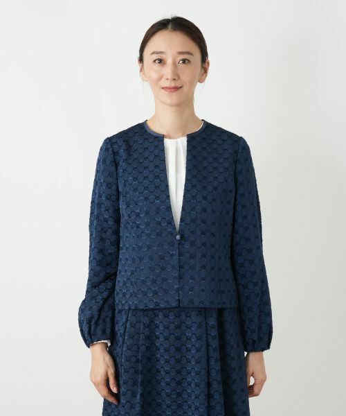 Leilian / レリアン セットアップ | ドット柄セットアップスーツ【セレモニー】 | 詳細8