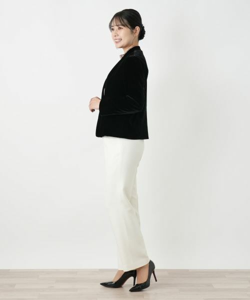 Leilian / レリアン テーラードジャケット | ベルベットジャケット【セレモニー】 | 詳細2
