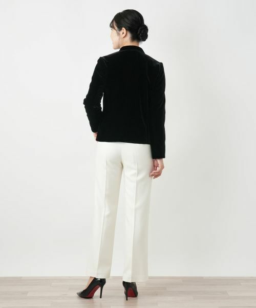 Leilian / レリアン テーラードジャケット | ベルベットジャケット【セレモニー】 | 詳細3