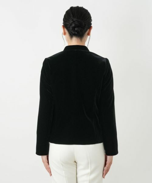 Leilian / レリアン テーラードジャケット | ベルベットジャケット【セレモニー】 | 詳細6