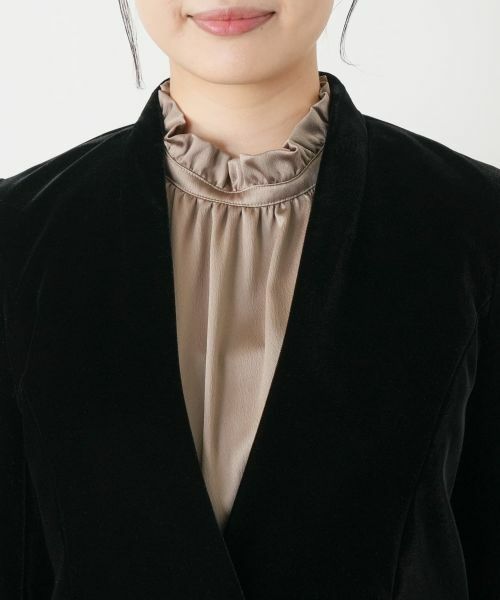 Leilian / レリアン テーラードジャケット | ベルベットジャケット【セレモニー】 | 詳細7