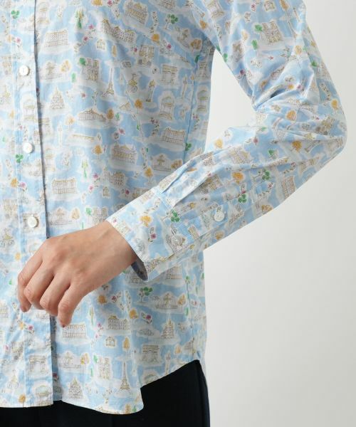 Leilian / レリアン シャツ・ブラウス | LIBERTYプリントシャツブラウス【25年10月カタログ】 | 詳細10