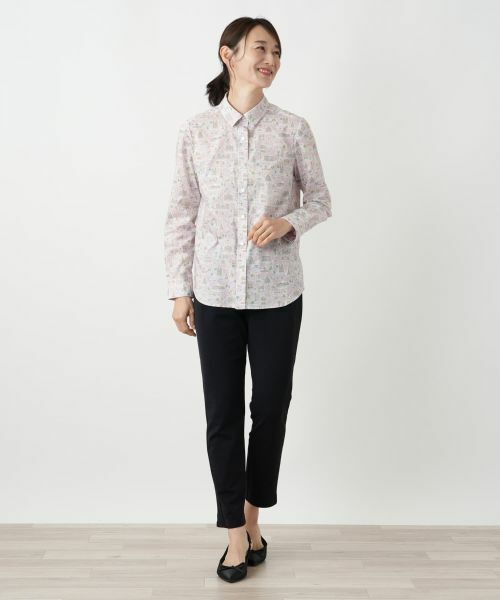 Leilian / レリアン シャツ・ブラウス | LIBERTYプリントシャツブラウス【25年10月カタログ】 | 詳細13