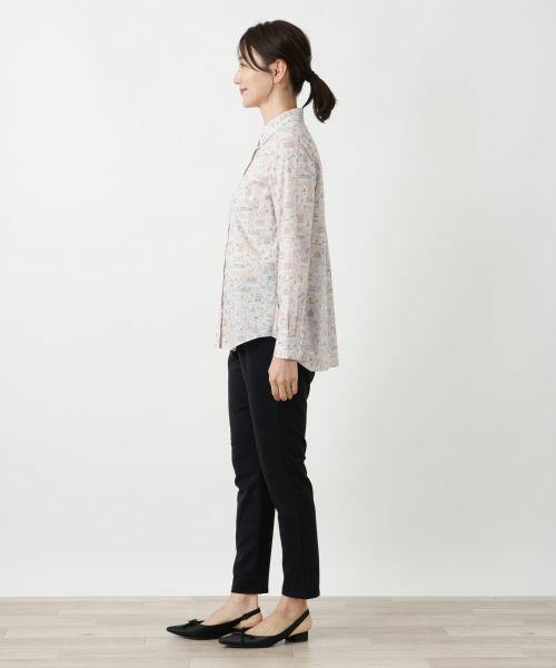 Leilian / レリアン シャツ・ブラウス | LIBERTYプリントシャツブラウス【25年10月カタログ】 | 詳細14