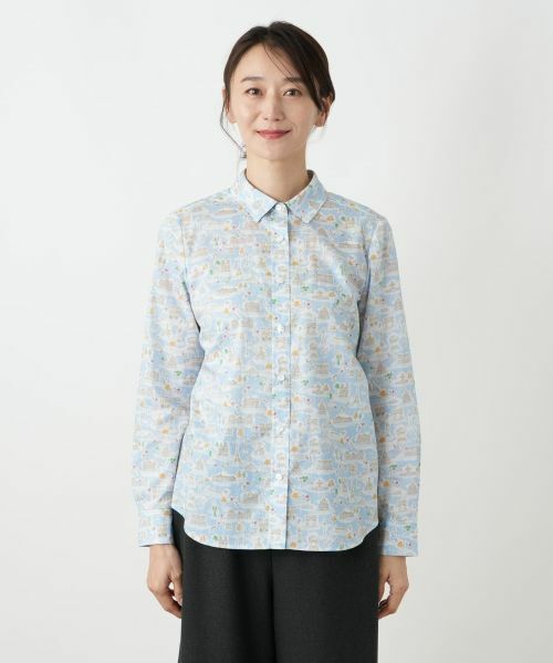Leilian / レリアン シャツ・ブラウス | LIBERTYプリントシャツブラウス【25年10月カタログ】 | 詳細19