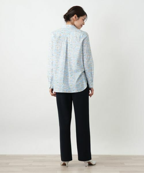 Leilian / レリアン シャツ・ブラウス | LIBERTYプリントシャツブラウス【25年10月カタログ】 | 詳細3