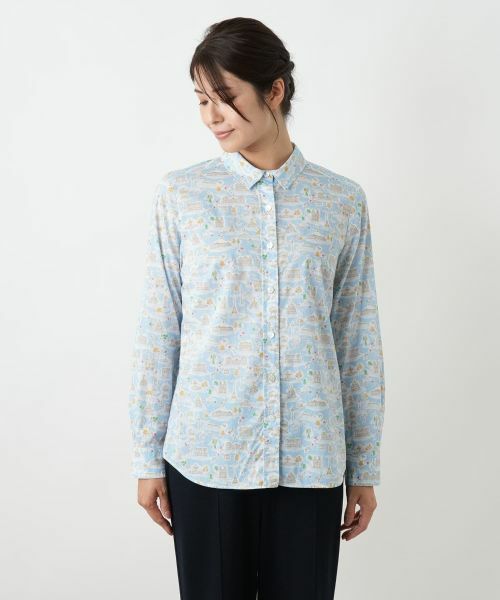 Leilian / レリアン シャツ・ブラウス | LIBERTYプリントシャツブラウス【25年10月カタログ】 | 詳細4