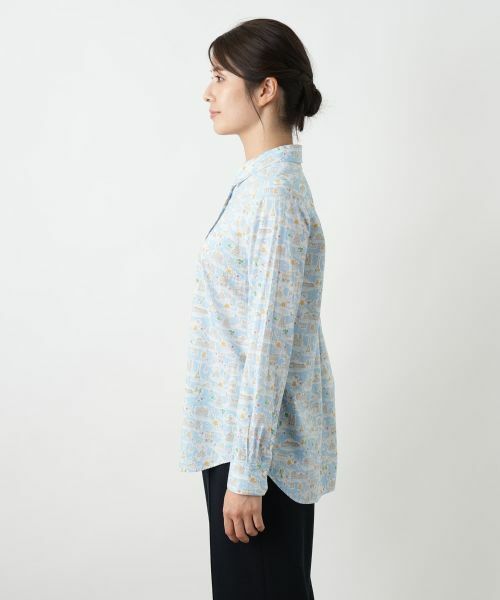 Leilian / レリアン シャツ・ブラウス | LIBERTYプリントシャツブラウス【25年10月カタログ】 | 詳細5