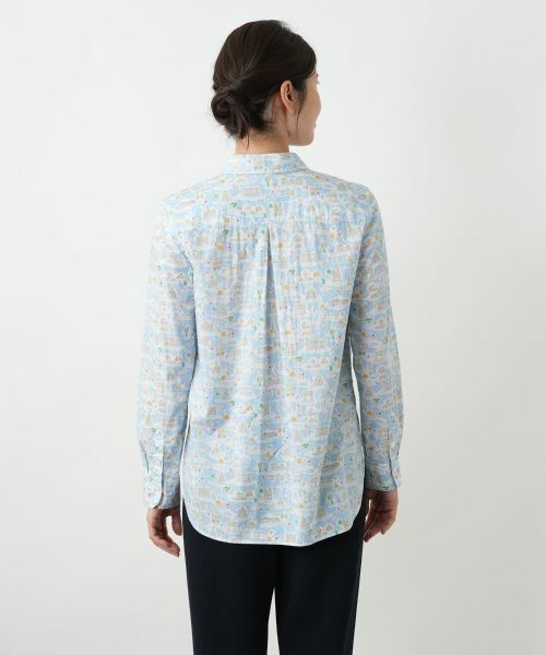 Leilian / レリアン シャツ・ブラウス | LIBERTYプリントシャツブラウス【25年10月カタログ】 | 詳細6